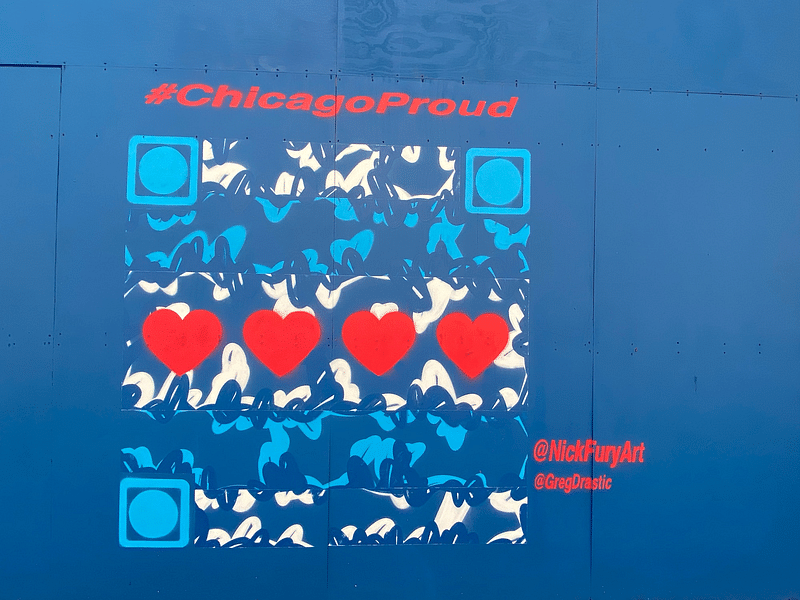 mural in Chicago by artist unknown.