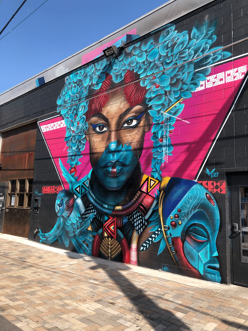 mural in Denver by artist MARKA27.