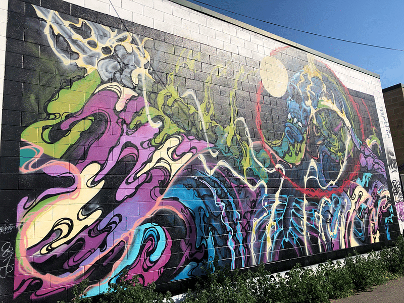 mural in Denver by artist unknown.