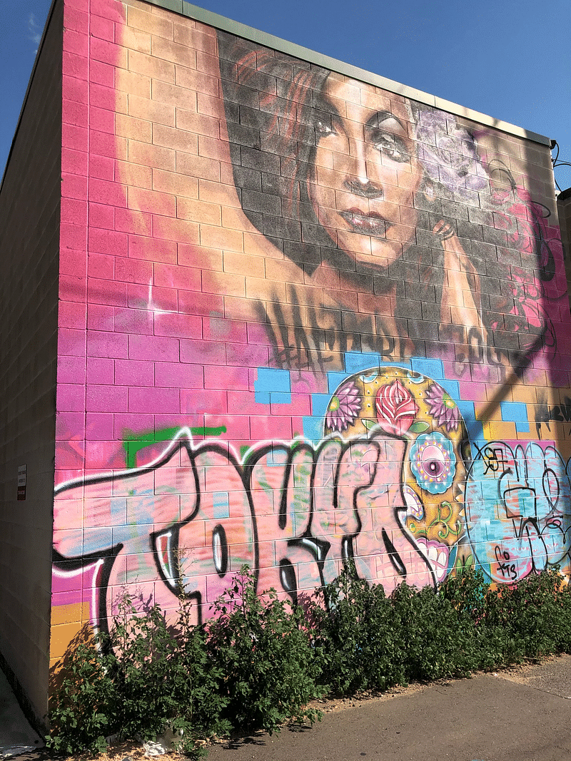 mural in Denver by artist unknown.