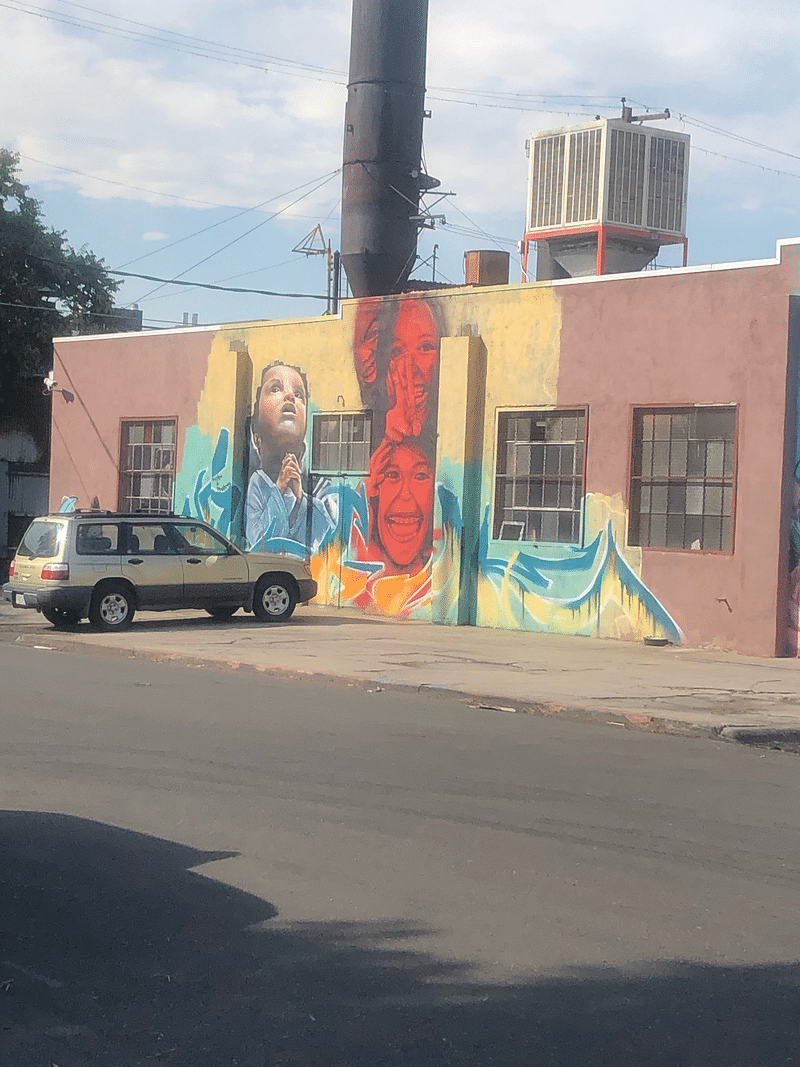 mural in Denver by artist unknown.
