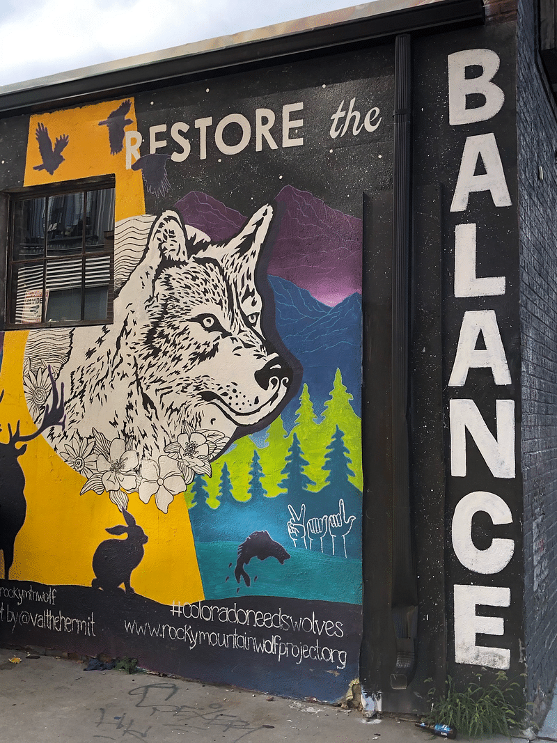 mural in Denver by artist unknown.