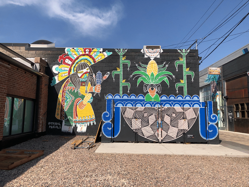 mural in Denver by artist Alicia DeOlivera Cardenas.