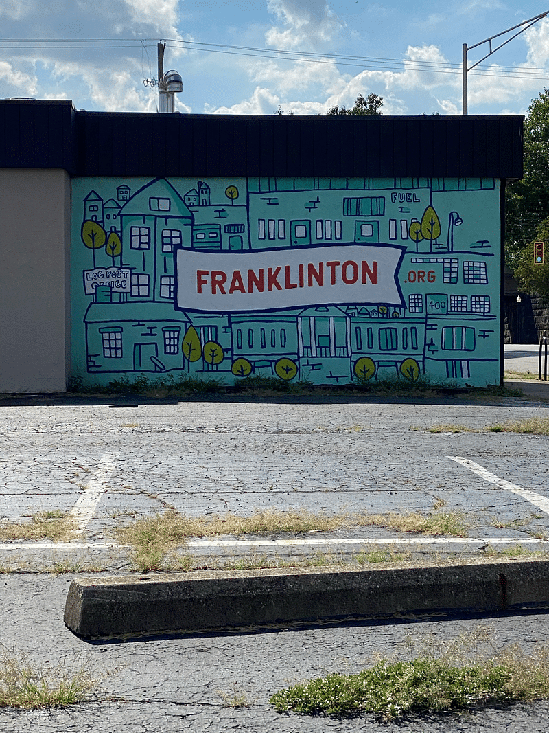 mural in Columbus by artist unknown.