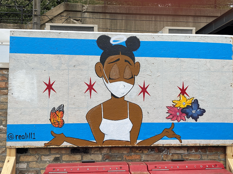 mural in Chicago by artist unknown.