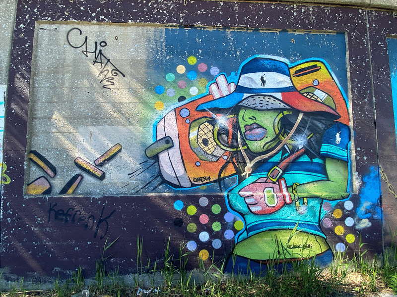 mural in Chicago by artist unknown.