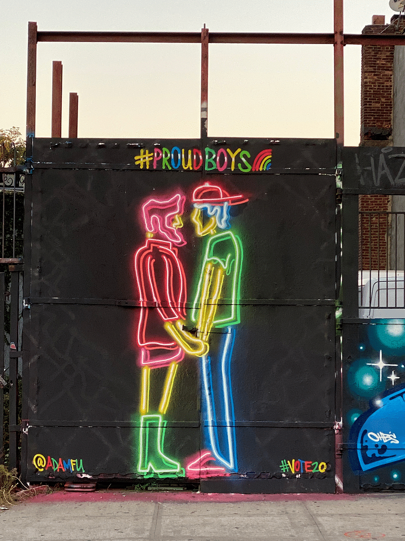 mural in Brooklyn by artist Adam Kiyoshi Fujita.