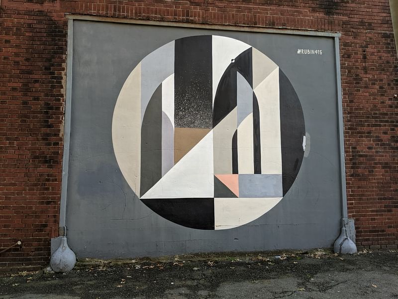 mural in Jersey City by artist Rubin.