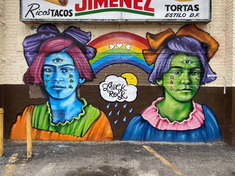 mural in Chicago by artist Jules Muck.