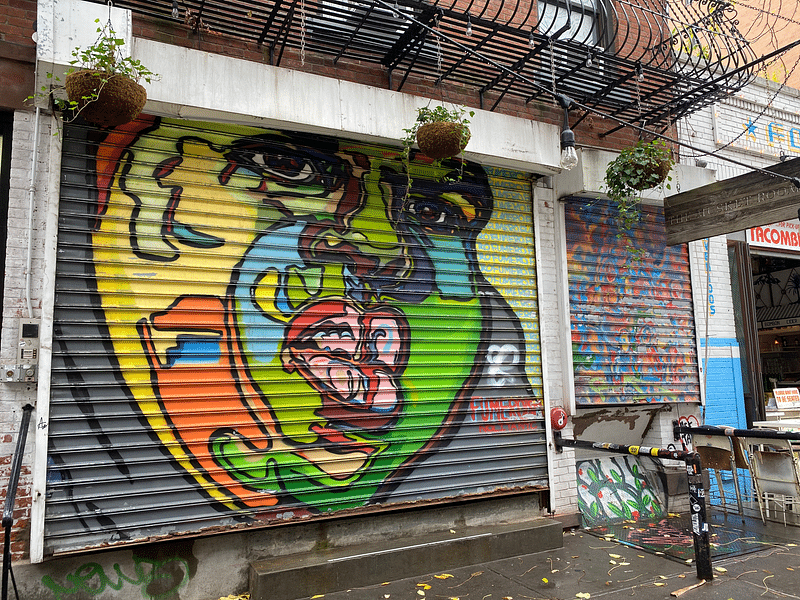 mural in New York by artist unknown.