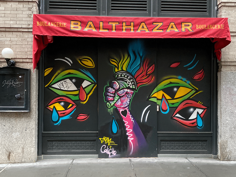 mural in New York by artist unknown.