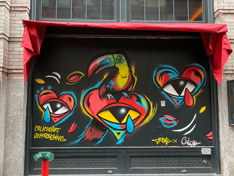 mural in New York by artist unknown.