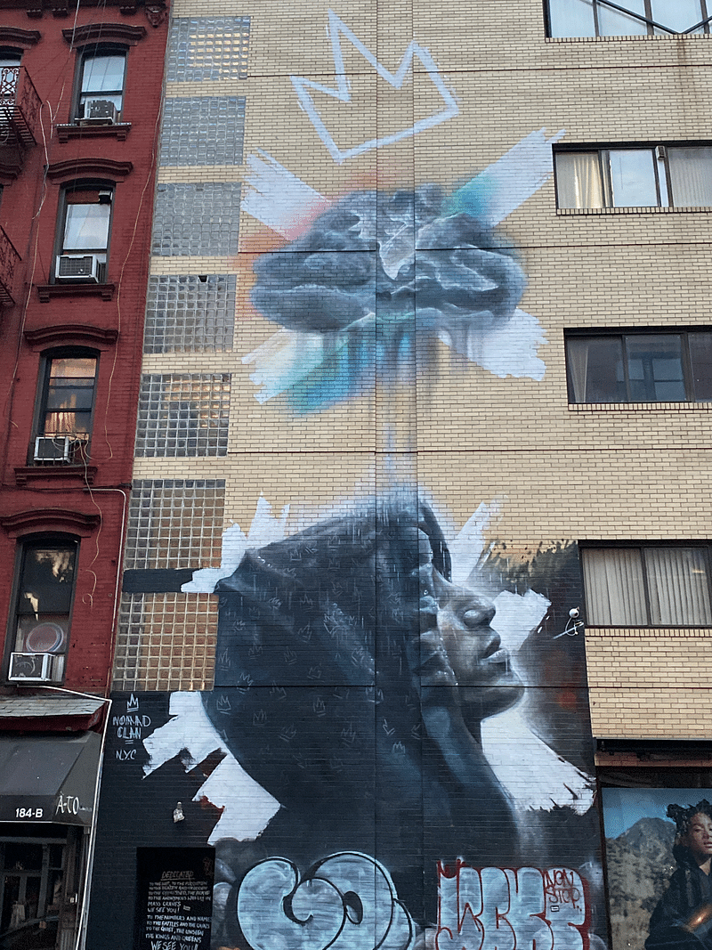 mural in New York by artist Nomad Clan.