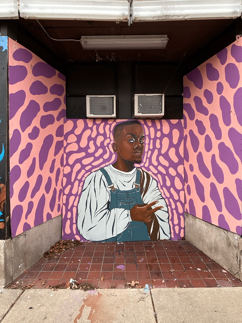 mural in Chicago by artist Fantasía Ariel.