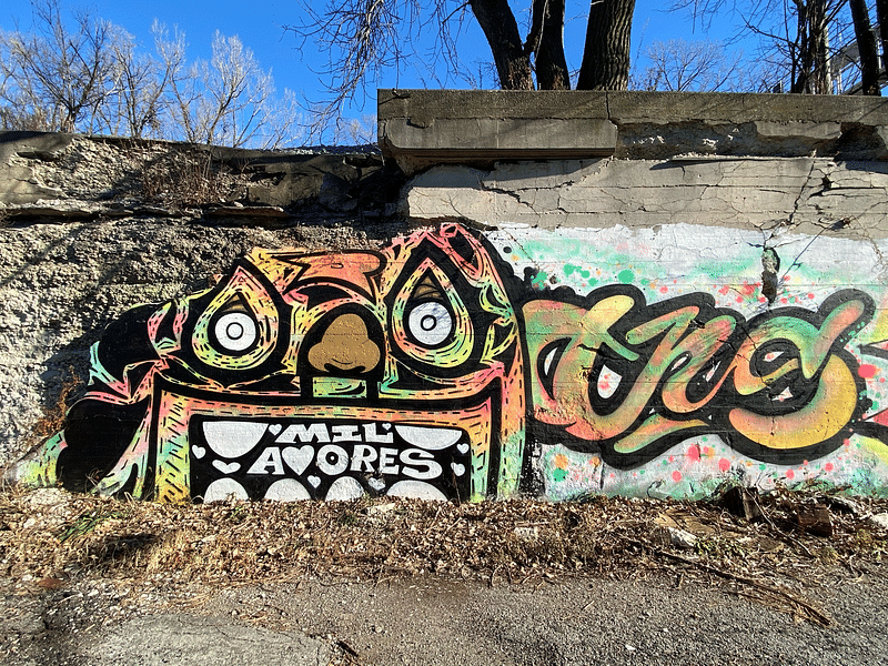 mural in Chicago by artist Radah The Champ.