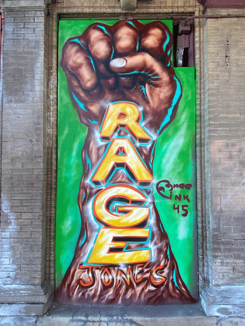 mural in Chicago by artist unknown.