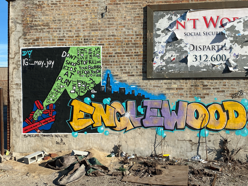 mural in Chicago by artist unknown.