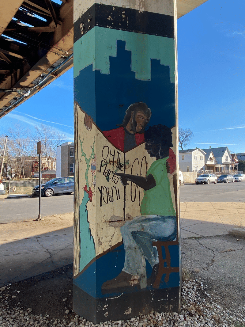 mural in Chicago by artist unknown.