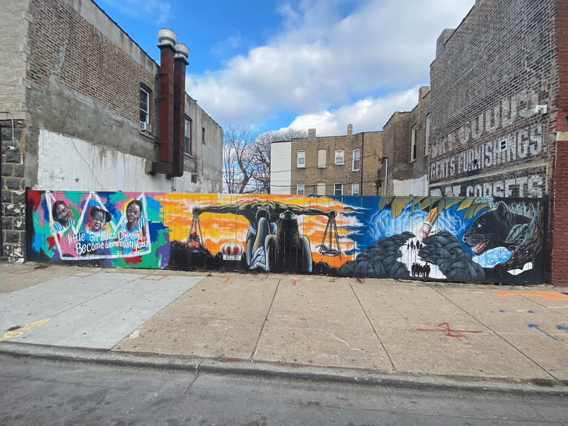 mural in Chicago by artist unknown.