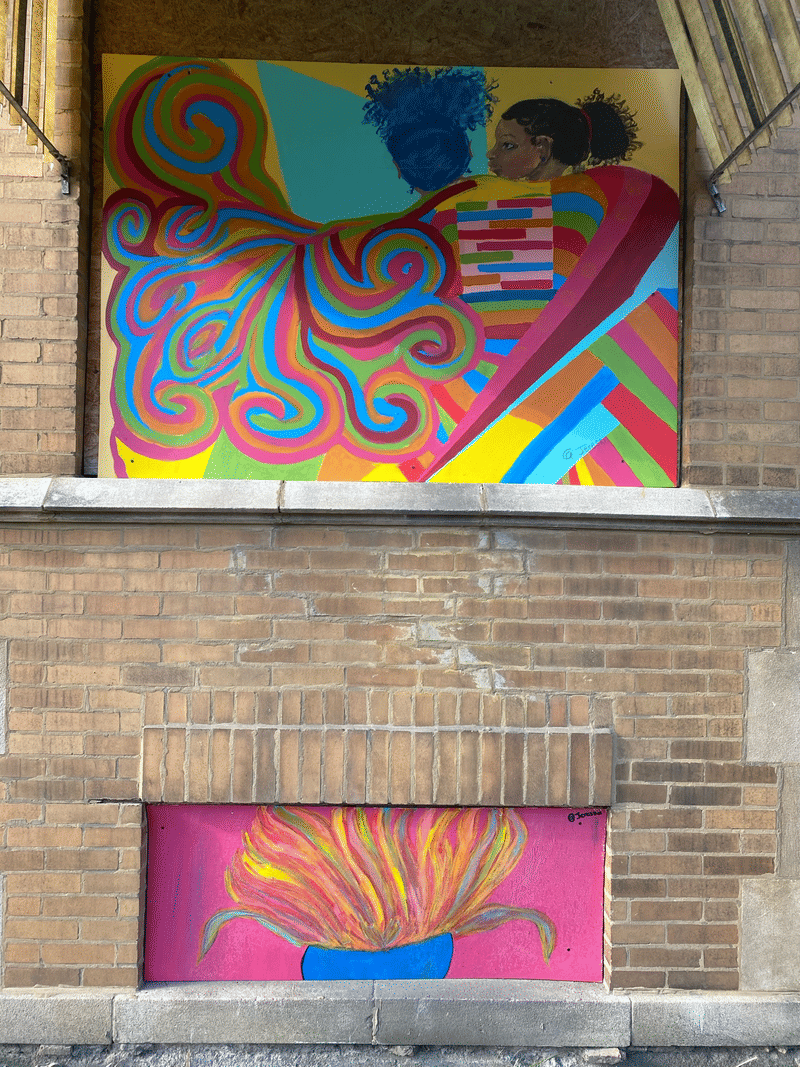 mural in Chicago by artist unknown.