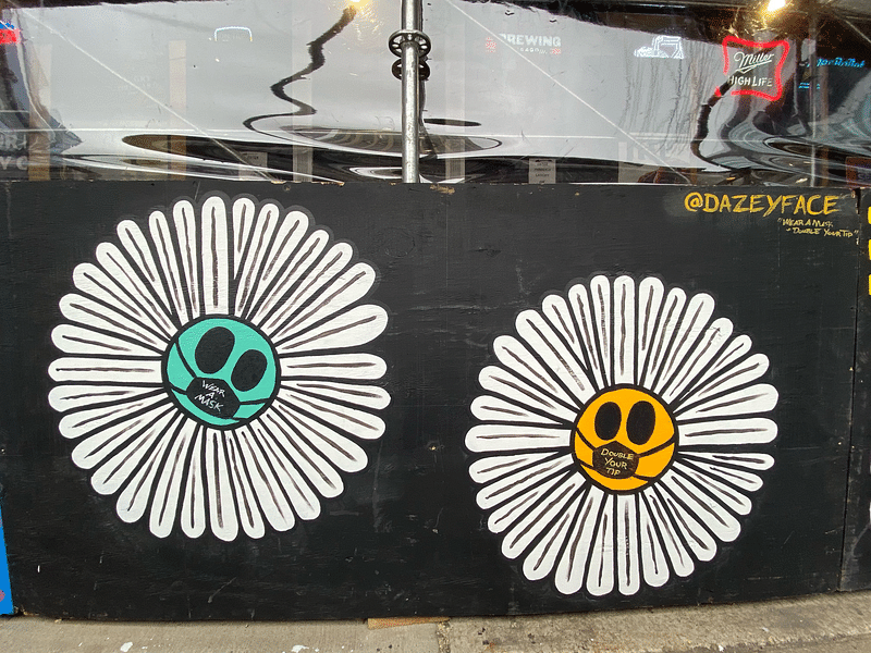mural in Chicago by artist DAZEYFACE.