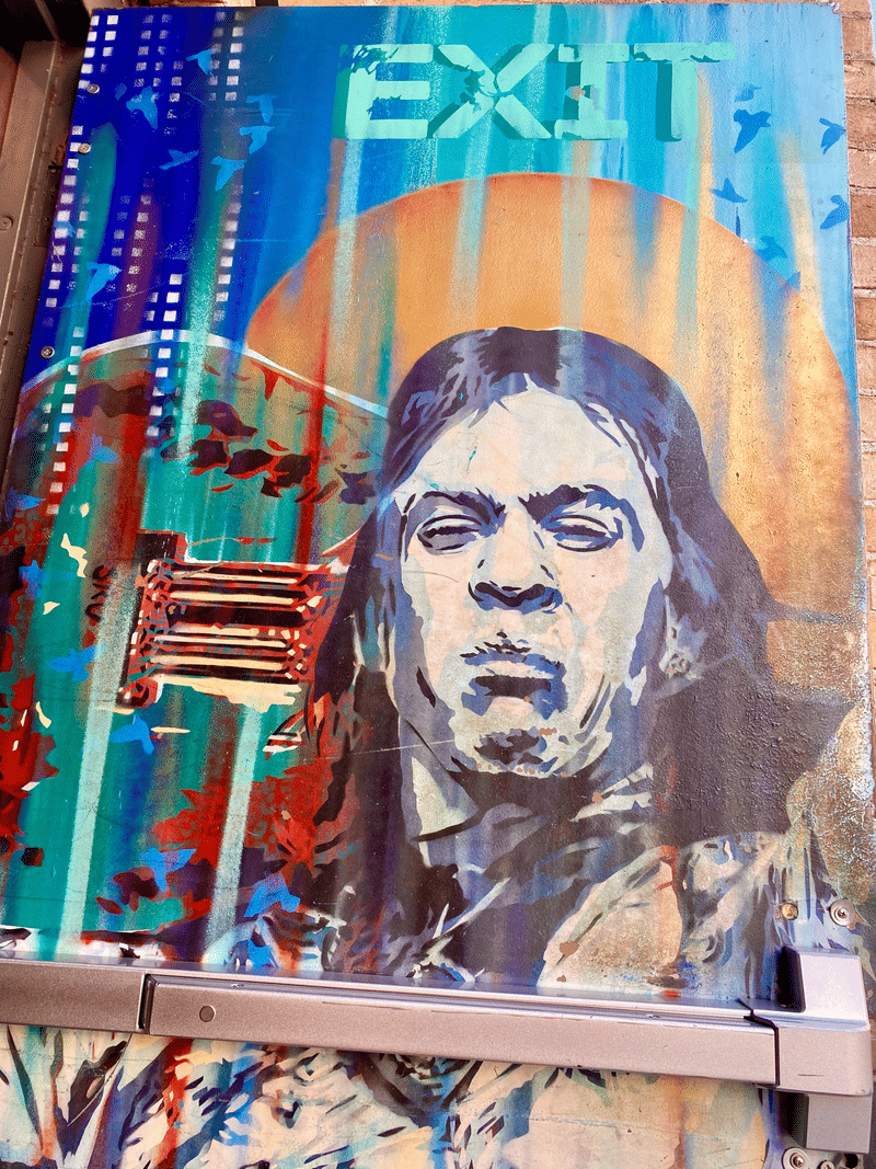 mural in Austin by artist Niz.