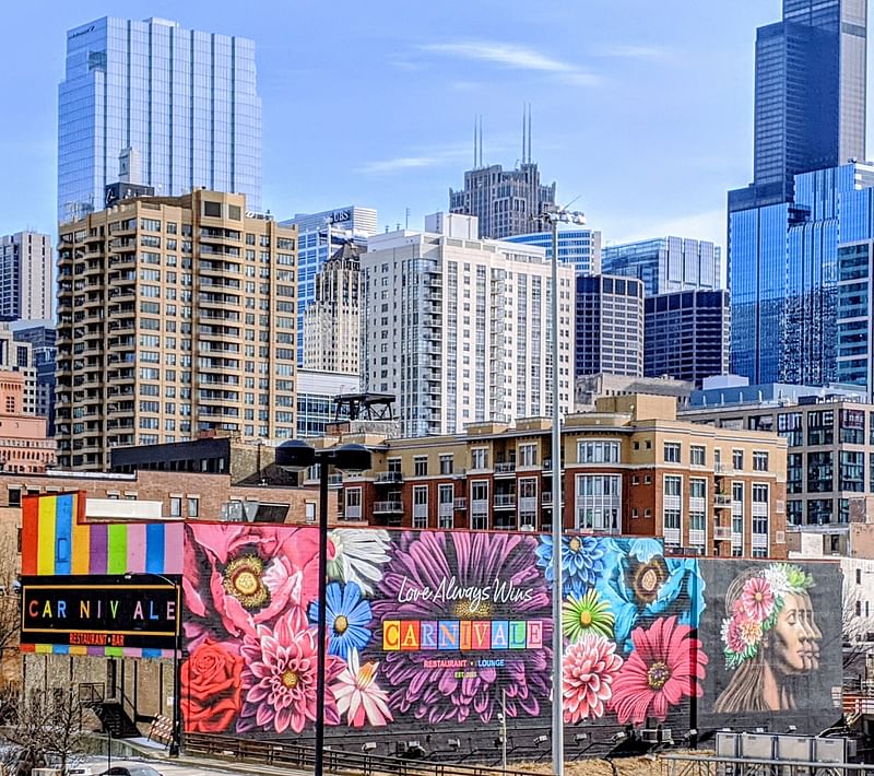 mural in Chicago by artist Asend.