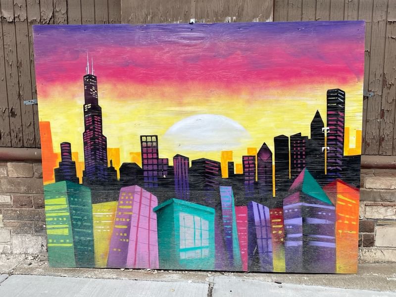 mural in Chicago by artist unknown.