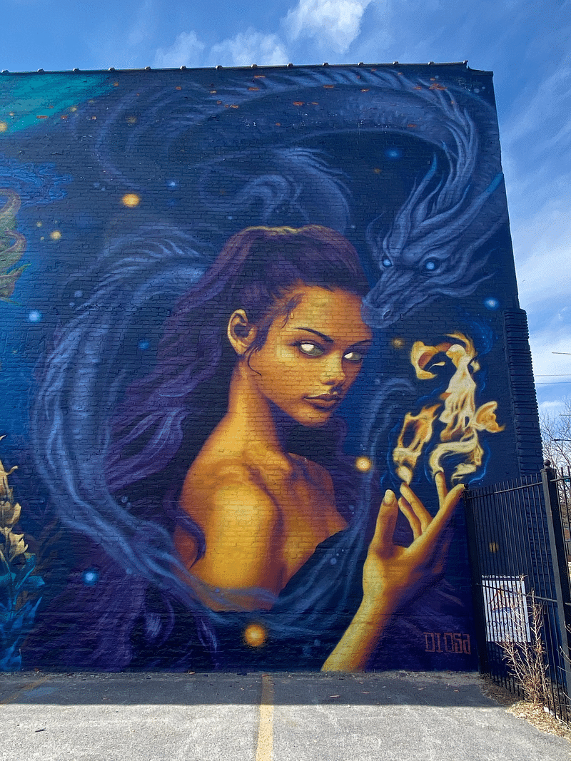 mural in Chicago by artist unknown.