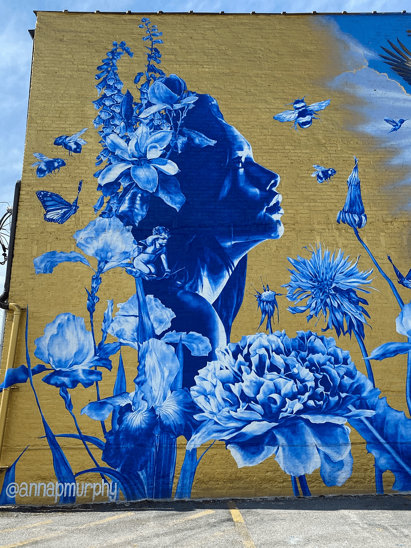 mural in Chicago by artist Anna Murphy.