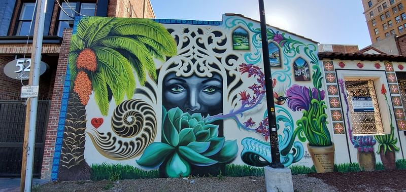 mural in San Jose by artist Jim Miner.