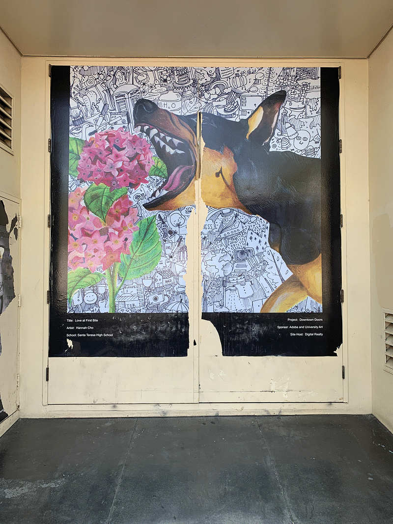 mural in San Jose by artist unknown.