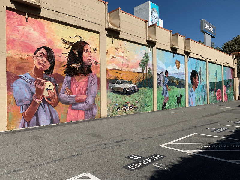 mural in San Jose by artist unknown.