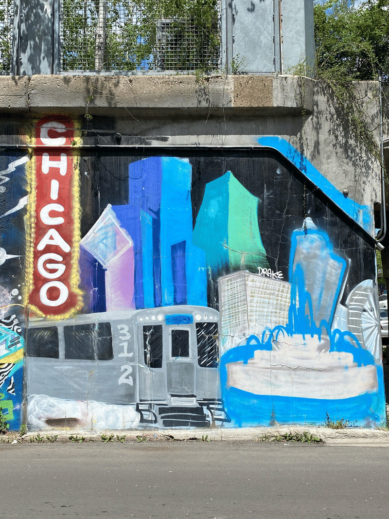 mural in Chicago by artist unknown.