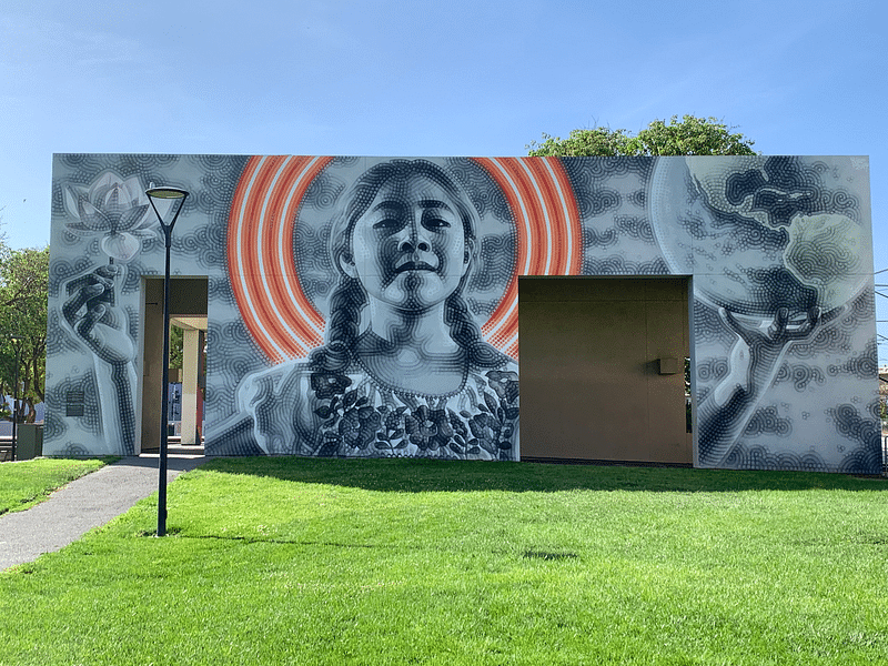 mural in San Jose by artist unknown.