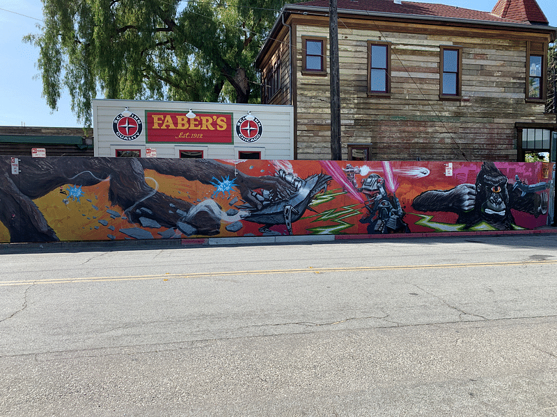 mural in San Jose by artist unknown.