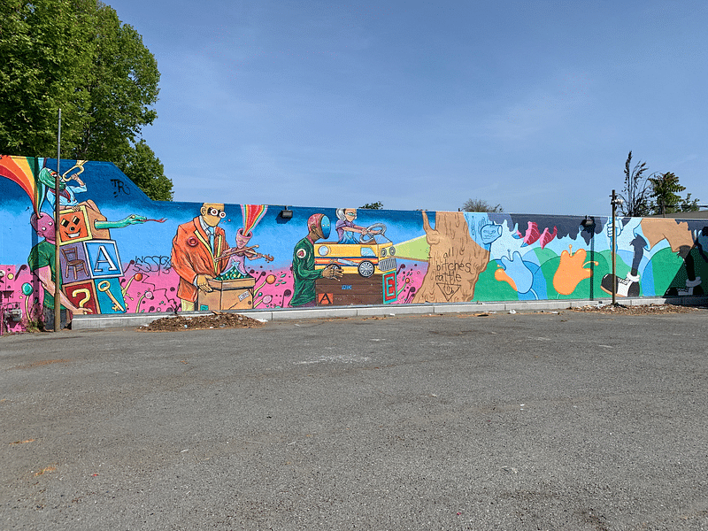 mural in San Jose by artist unknown.
