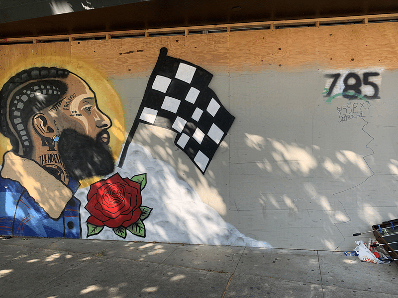 mural in San Jose by artist unknown.