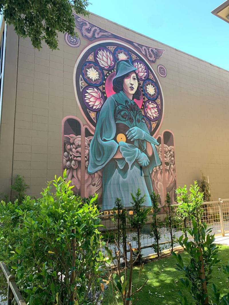 mural in Sacramento by artist Shaun Burner.