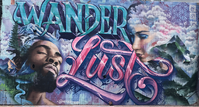 mural in Denver by artist Menace Resa.