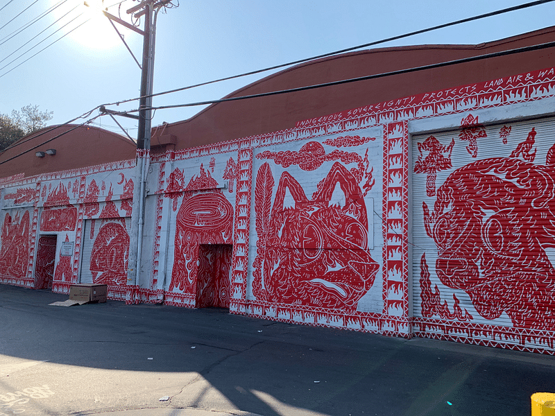 mural in Sacramento by artist Spencer Keeton Cunningham.
