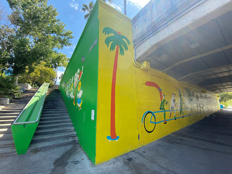mural in San Jose by artist unknown.