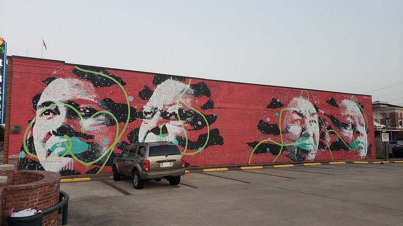 mural in Fort Smith by artist Askew One.