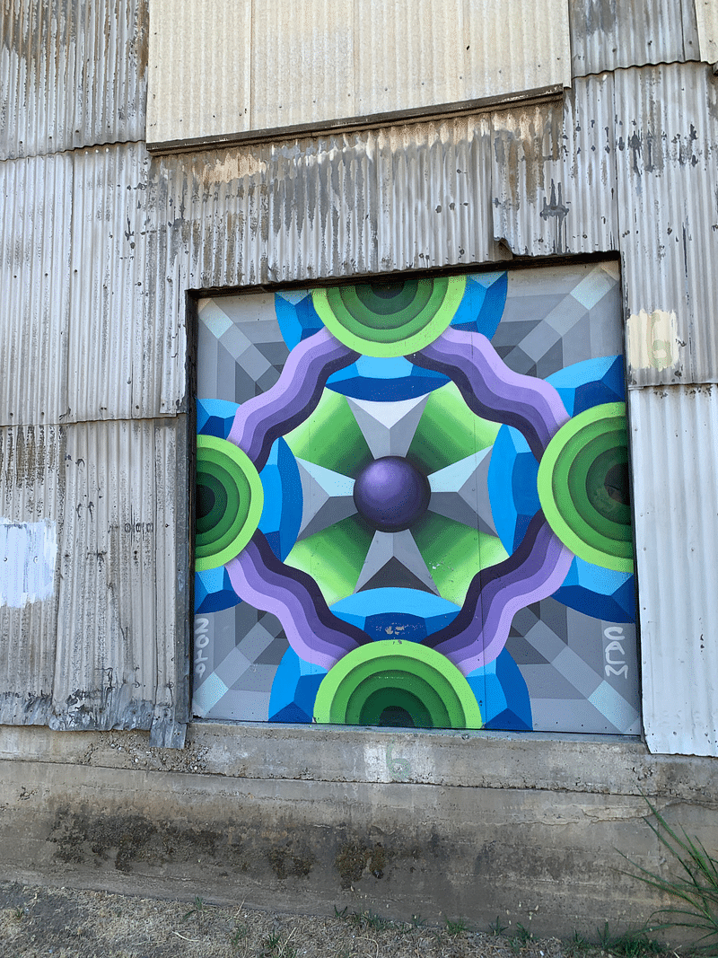 mural in Sacramento by artist unknown.