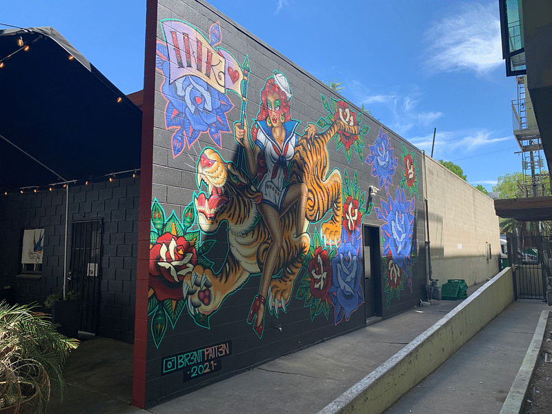 mural in Sacramento by artist Brent Patten.