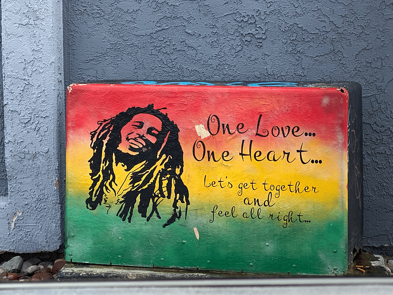 mural in Las Vegas by artist unknown.