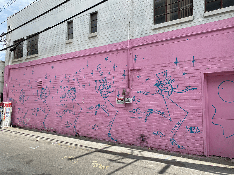 mural in Las Vegas by artist André Saraiva.