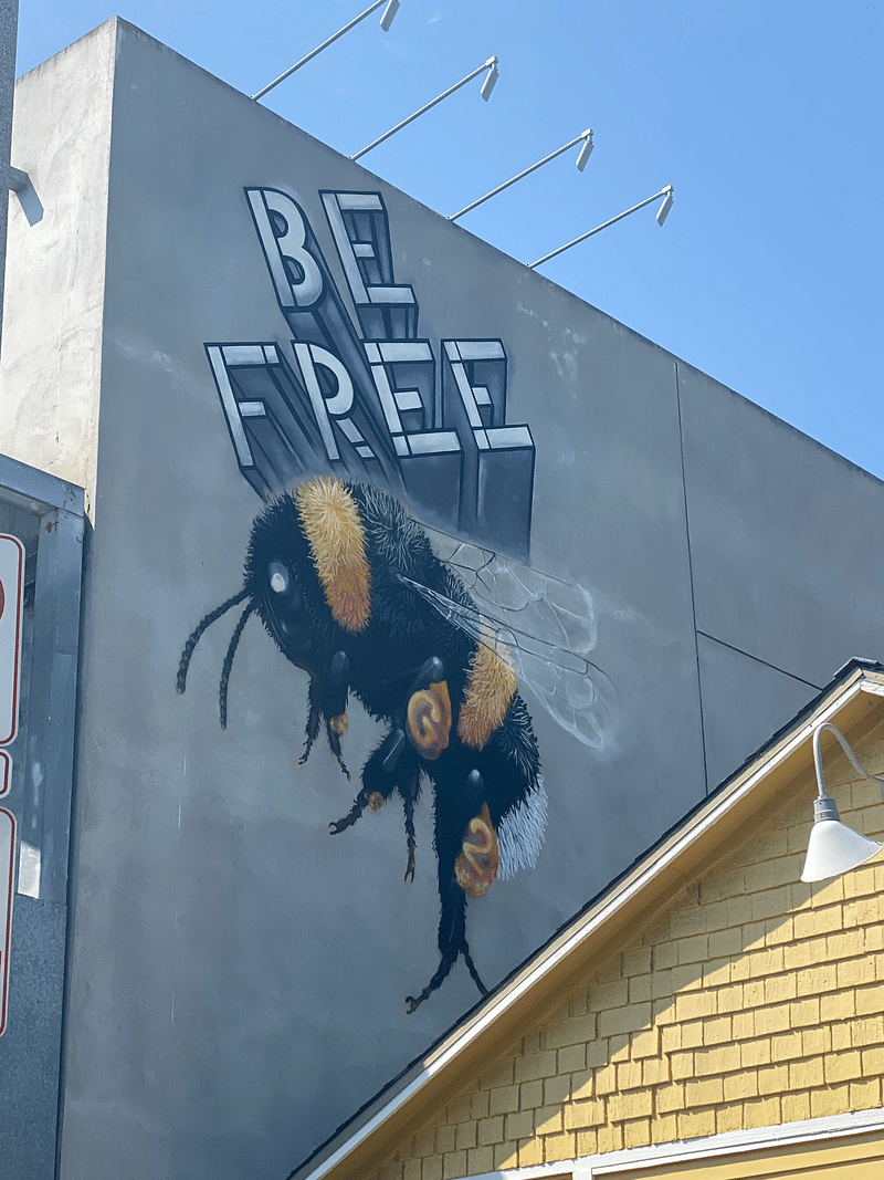mural in Los Angeles by artist Louis Masai.
