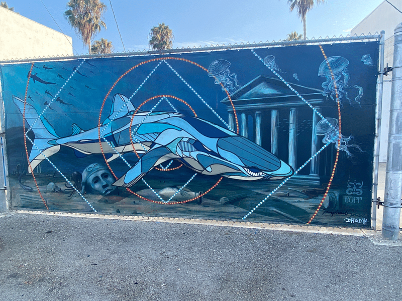 mural in Los Angeles by artist unknown.