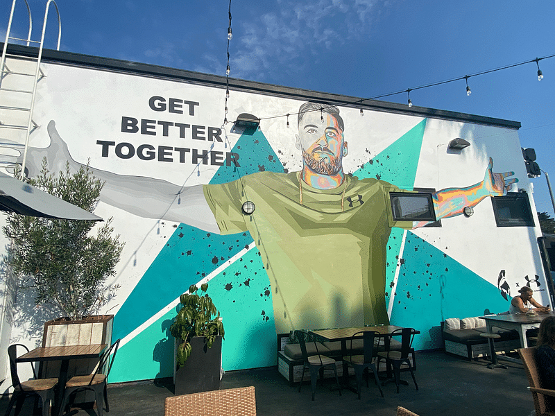 mural in Los Angeles by artist unknown.